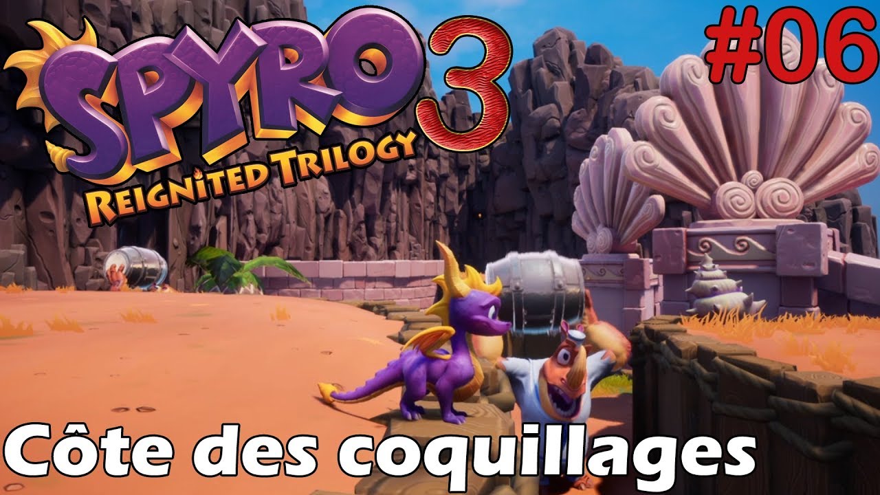 Spyro 3 - Reignited Trilogy - Côte des coquillages 100%