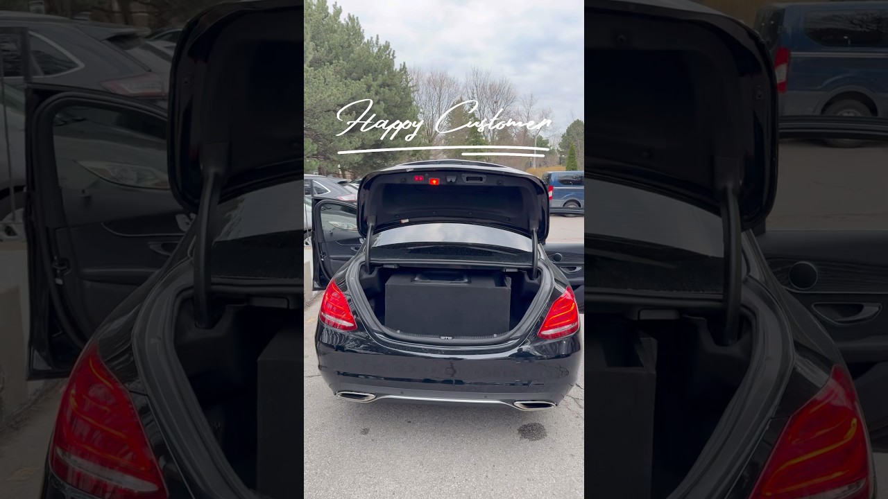 Mercedez C300 Upgrade 5 channel amp and subwoofer 