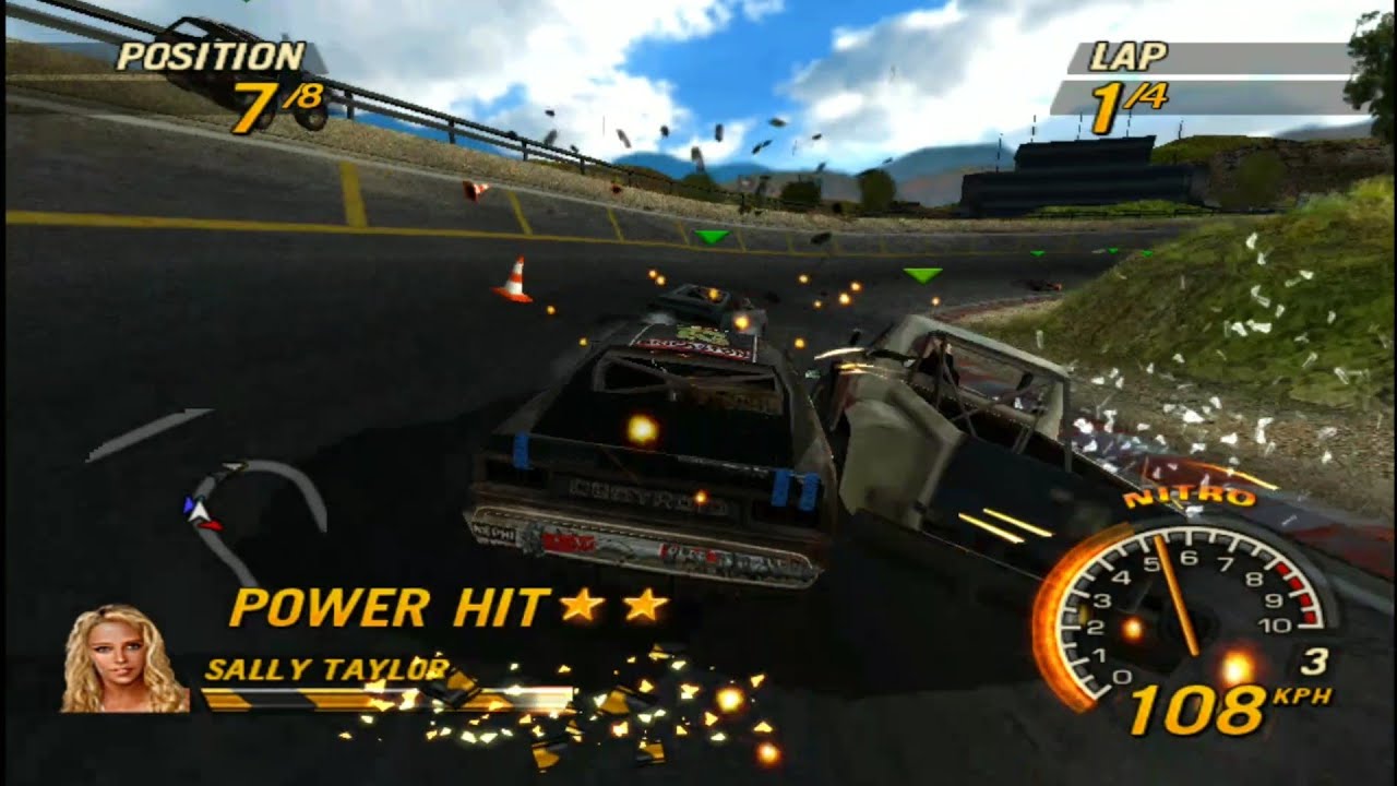 Flatout: Head On - Splitter Gameplay 