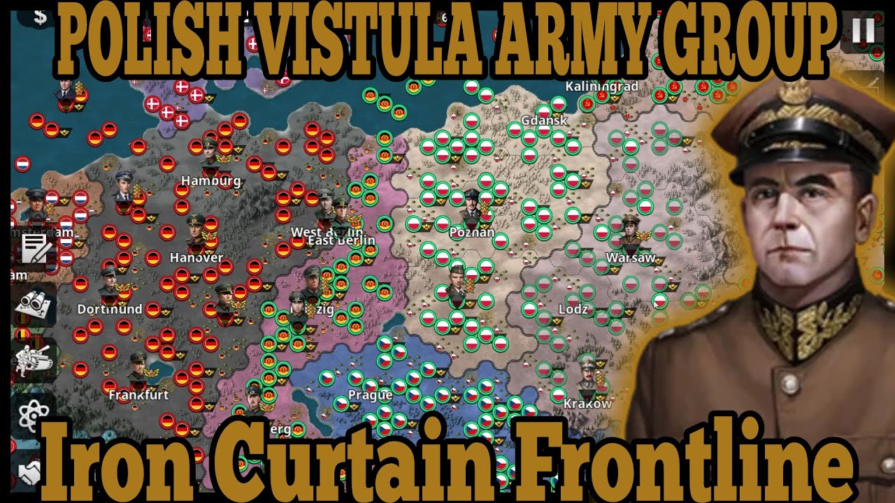 Polish Vistula Army Group Iron Curtain Frontline