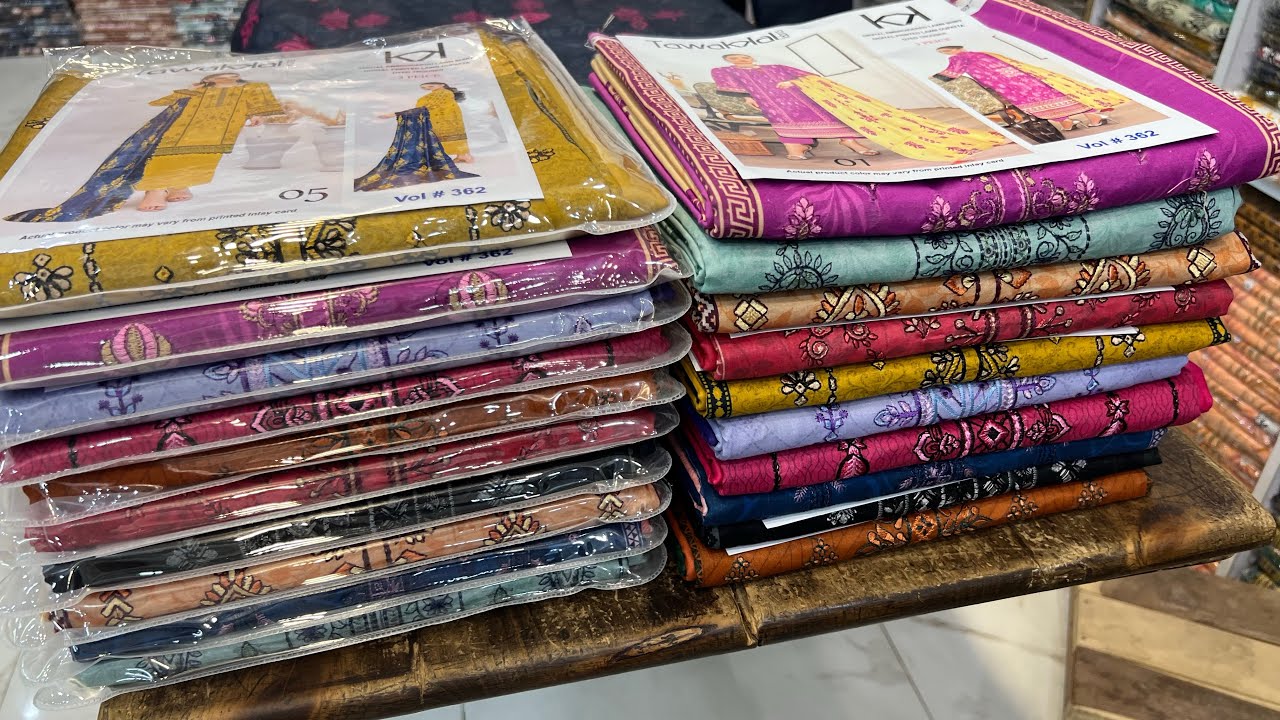 Tawakal Summer Collection Designer Dresses Unstitch Woman Cloth usman ghani fabrics 1 June 2025