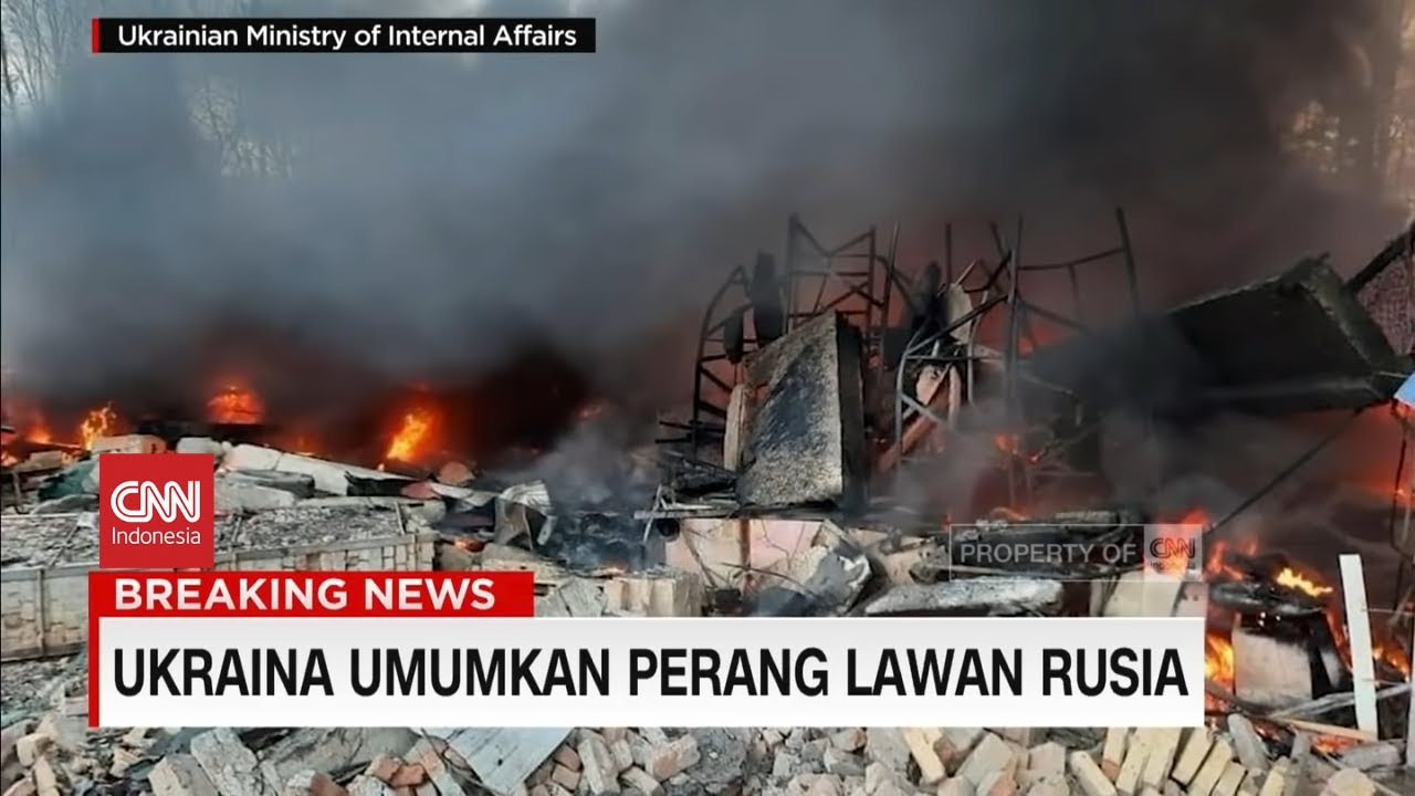 BREAKING NEWS: Ukraina Umumkan Perang Lawan Rusia