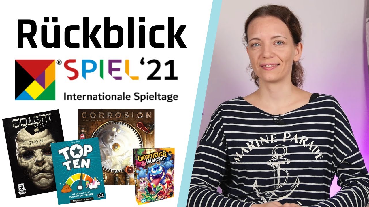 Rückblick SPIEL '21 und Spieleindrücke zu Corrosion, Golem, Ungeheuer Hungrig und Top Ten