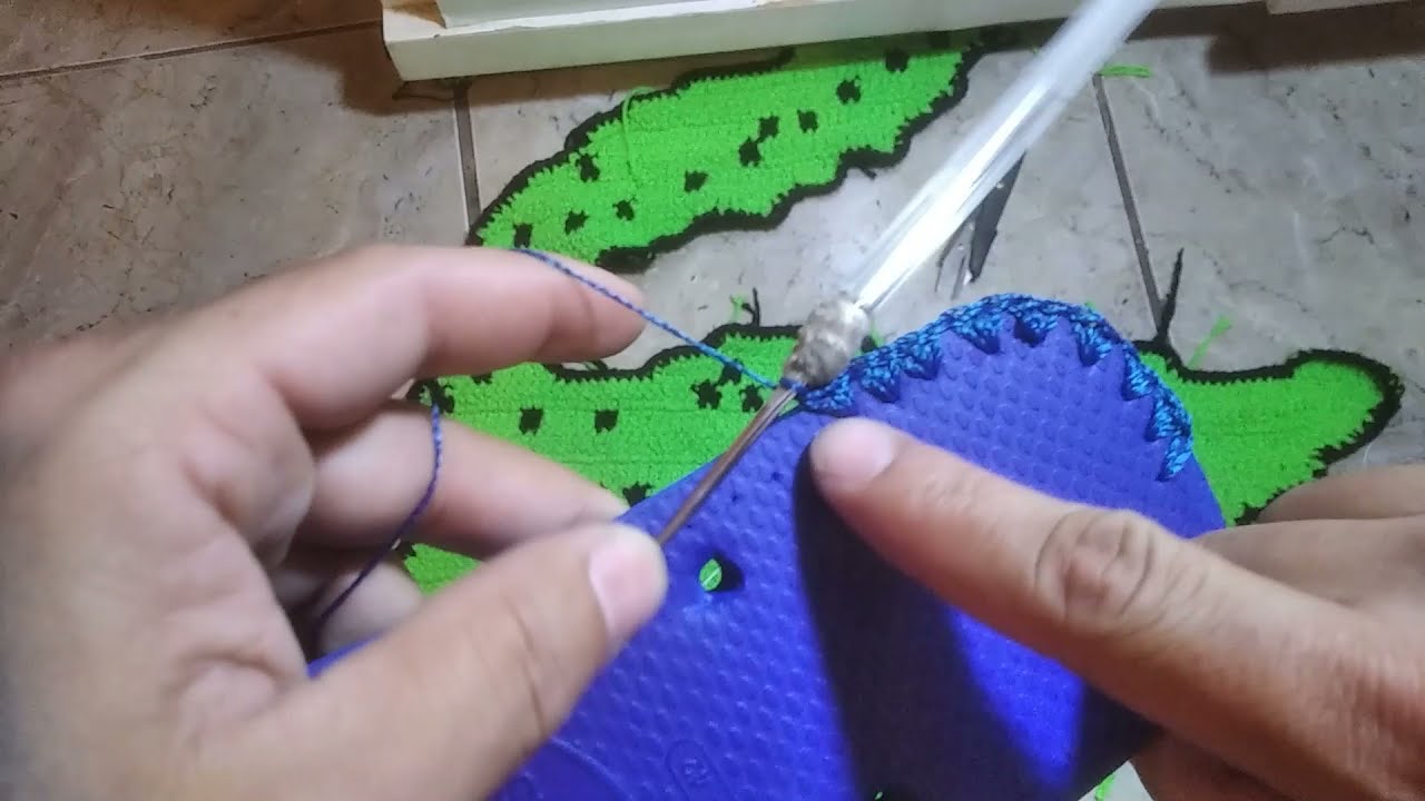 como fazer correia de chinelo video aula passo a passo