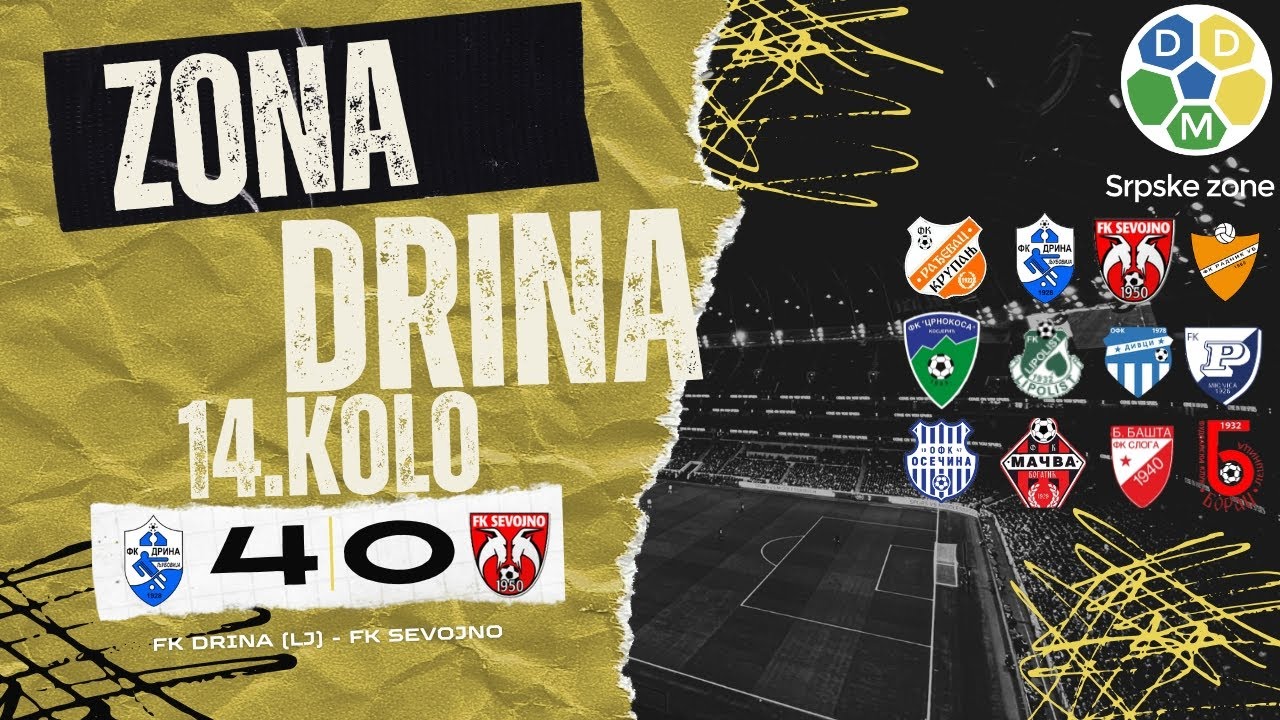 Zona Drina Sezona 2025/26 14. Kolo FK Drina (LJ) 4:0 FK Sevojno