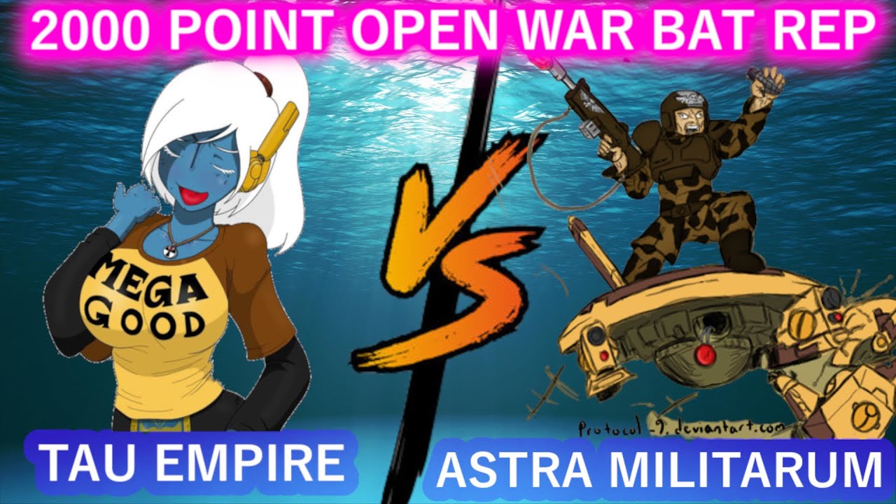 Astra Militarum vs Tau 2k Open war Bat Rep