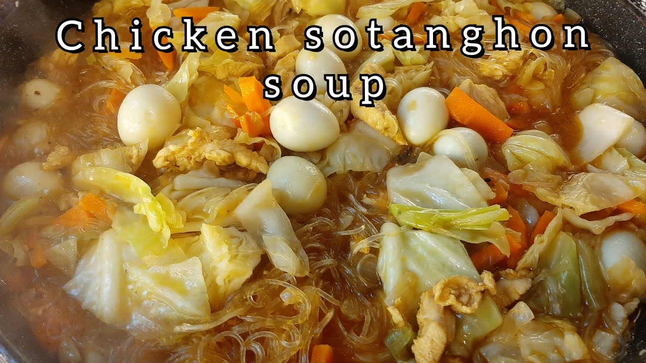 Sakto sa malamig na panahon!! Chicken sotanghon soup recipe. masarrap Bes!! so easy to cook pa!!