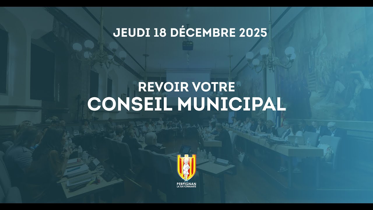 Diffusion du conseil municipal du 18/12/2025
