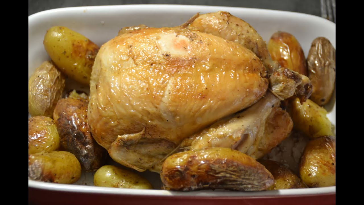 Poulet rôti pommes de terre extra crisp cookeo