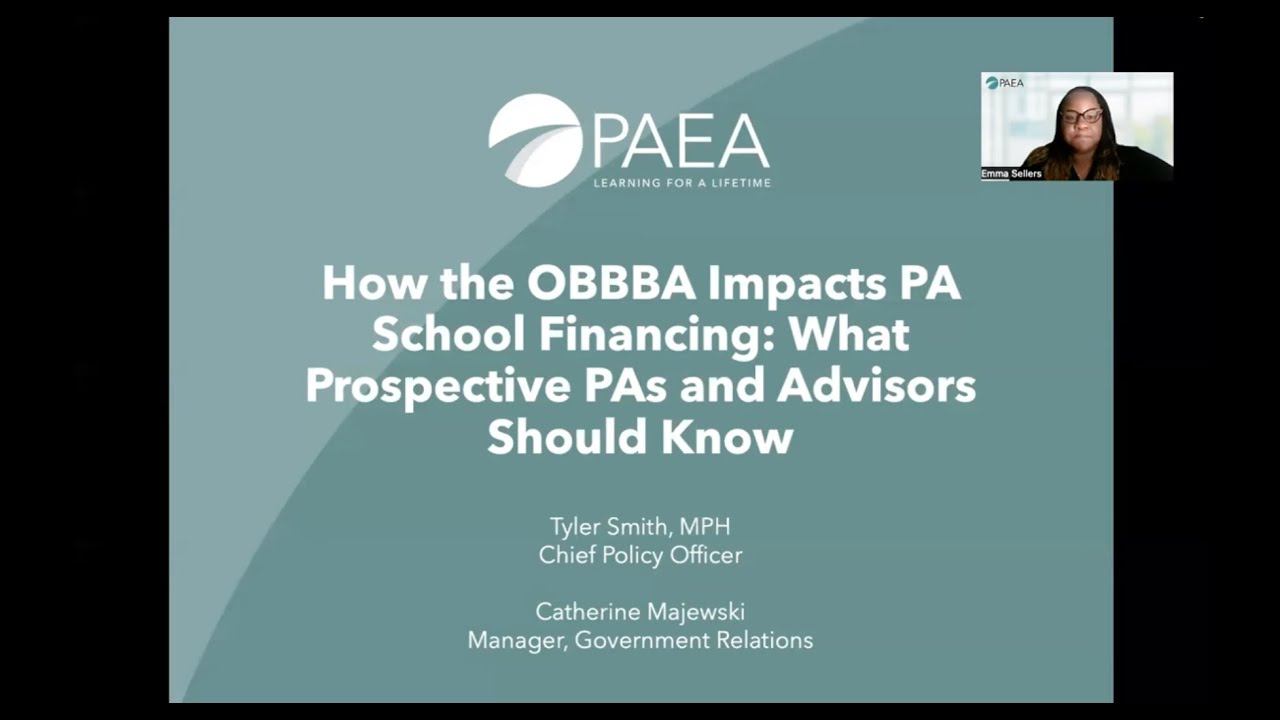 OBBBA Impact on PA School Financing: What Prospective PAs and Advisors Should Know