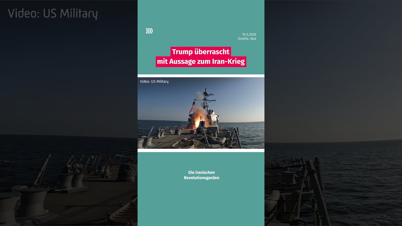 Trump &uuml;berrascht mit Aussage zum Iran-Krieg