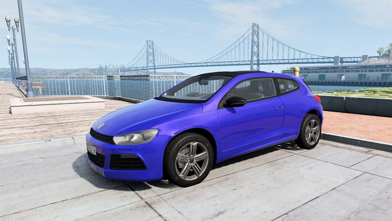 BeamNG.drive - Volkswagen Scirocco 1.4 2014 - Car Show Test Drive Crash .