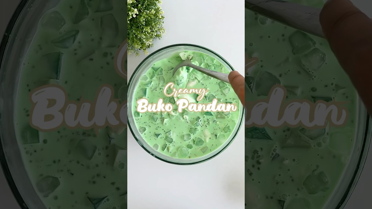 RESEP BUKO PANDAN SUPER CREAMY. IDE TAKJIL / IDE JUALAN BULAN RAMADHAN 😍‼️