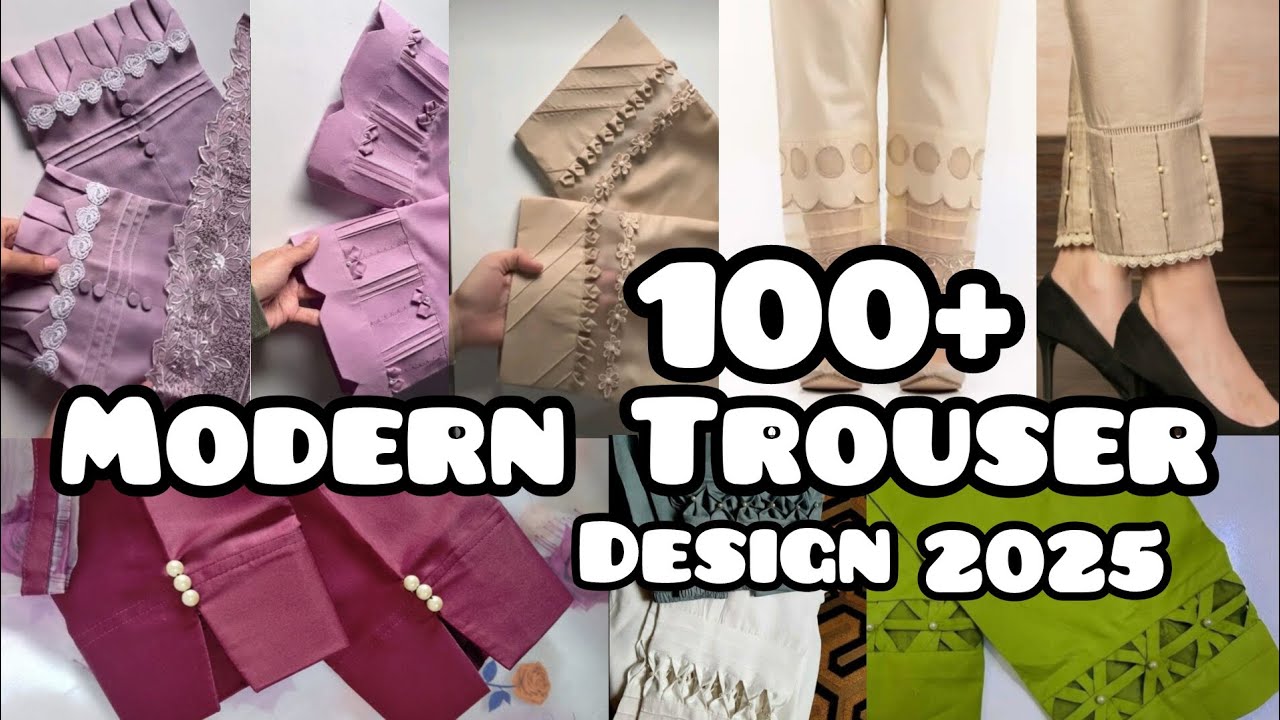 100+ Stylish Trouser Design Ideas | Capri Design | Pant Trouser Design | Shalwar Poncha Design Ideas