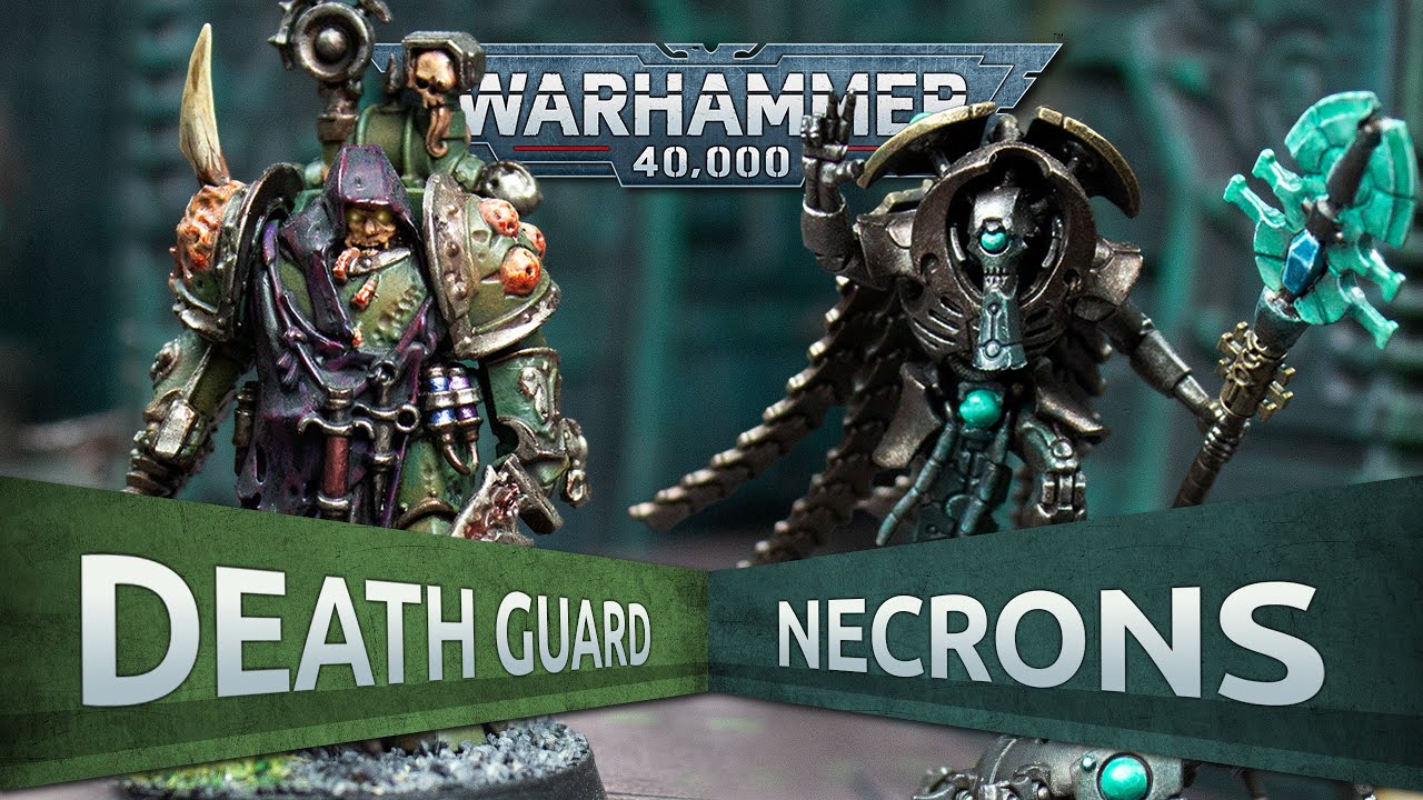 TIEFER IN DIE GRUFT - Warhammer 40.000 Death Guard vs Necrons / 1500p [Battle Report Deutsch]