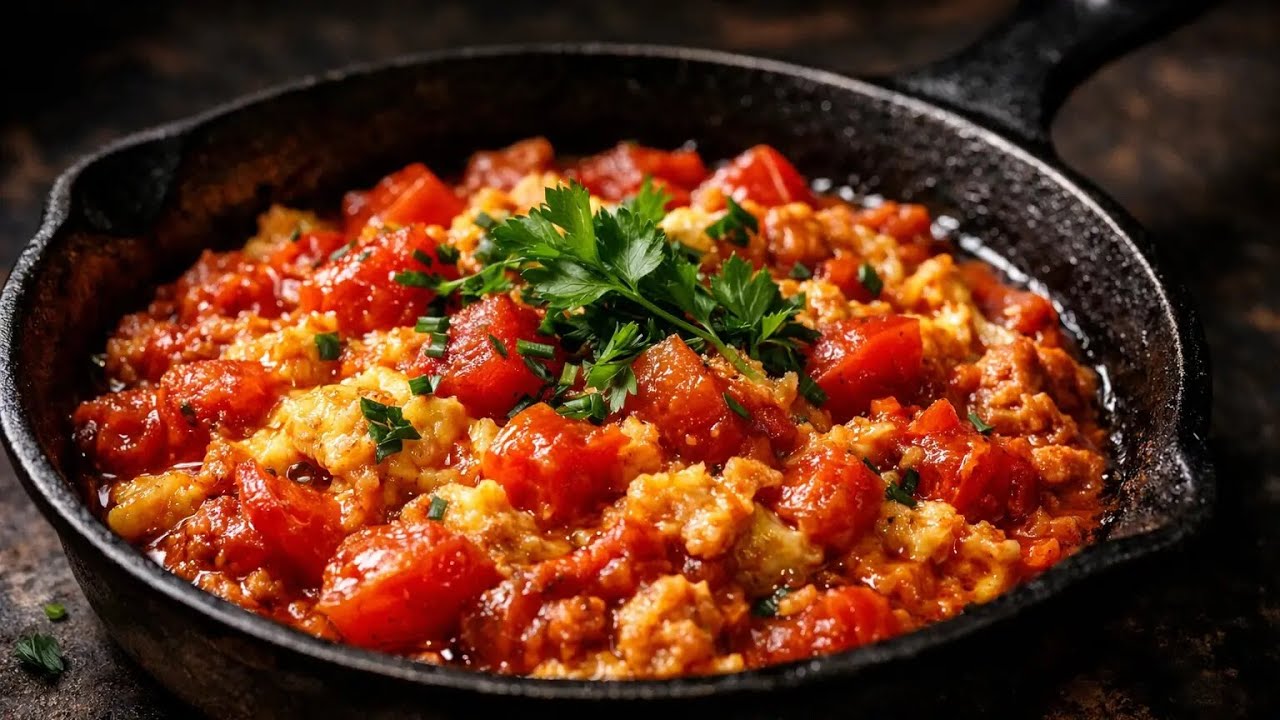 Red Omelette 😋