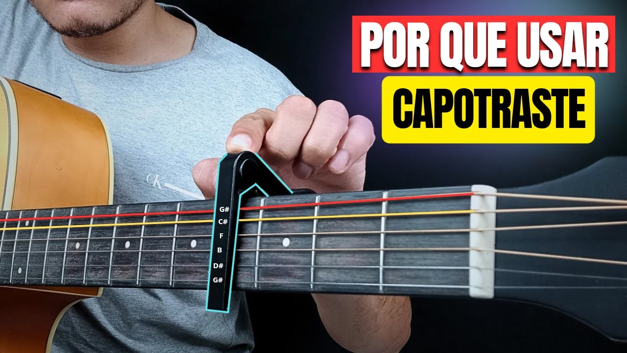 É por isso que VOCÊ DEVE usar capotraste no violão - VEJA COMO USAR...