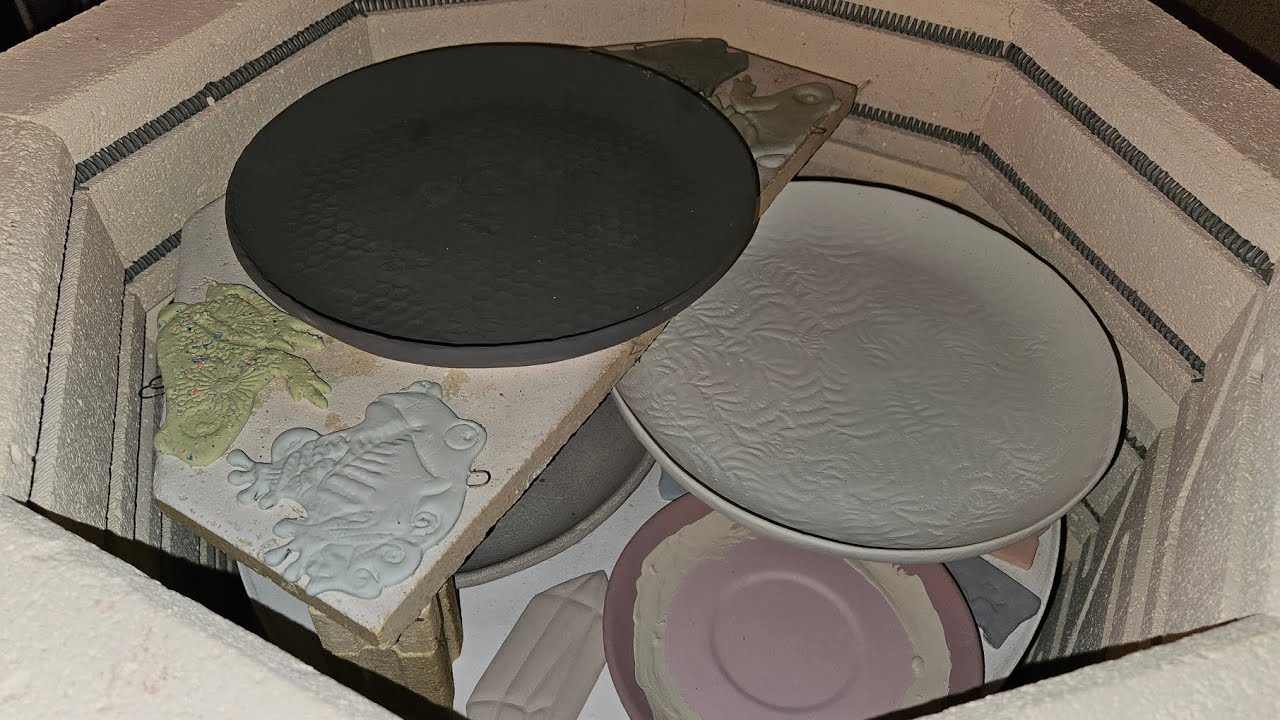 Red Eft Designs ~ Kiln Opening #17 ~ A Visit from Audrey, Ceramic Toast, Crystals & All Glaze Combos