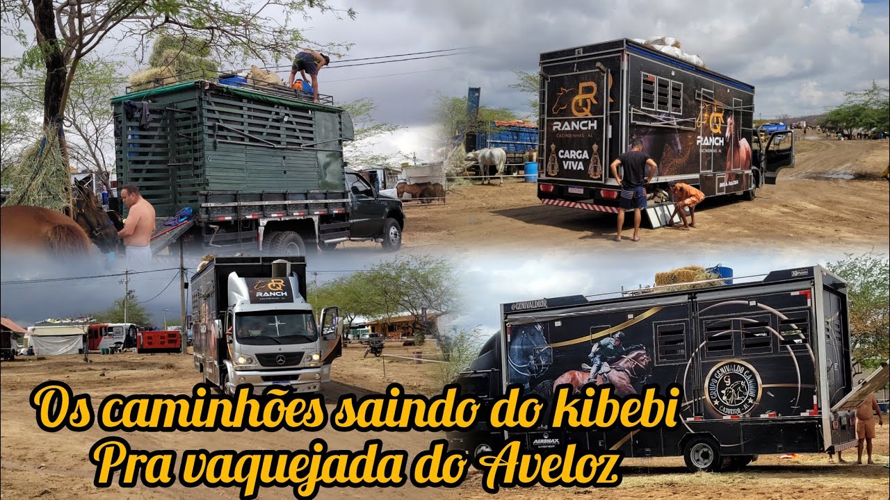 VEJA OS CAMINHÕES SAINDO DO KIBEBI PRA VAQUEJADA DO AVELOZ EM SÃO BENTO DO UNA