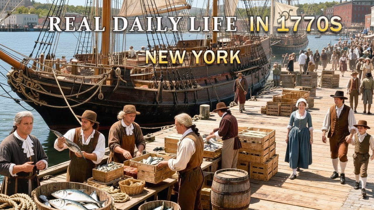 What Daily Life Was REALLY Like in 1700s New York City | Boring History For Sleep