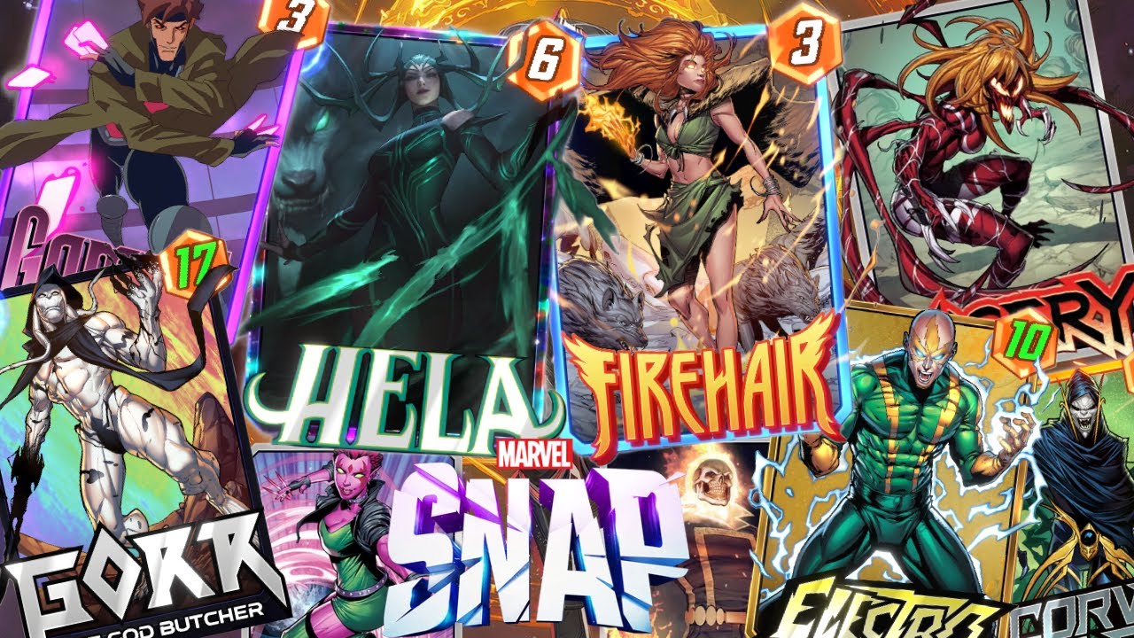 MARVEL SNAP: Firehair Hela Discard
