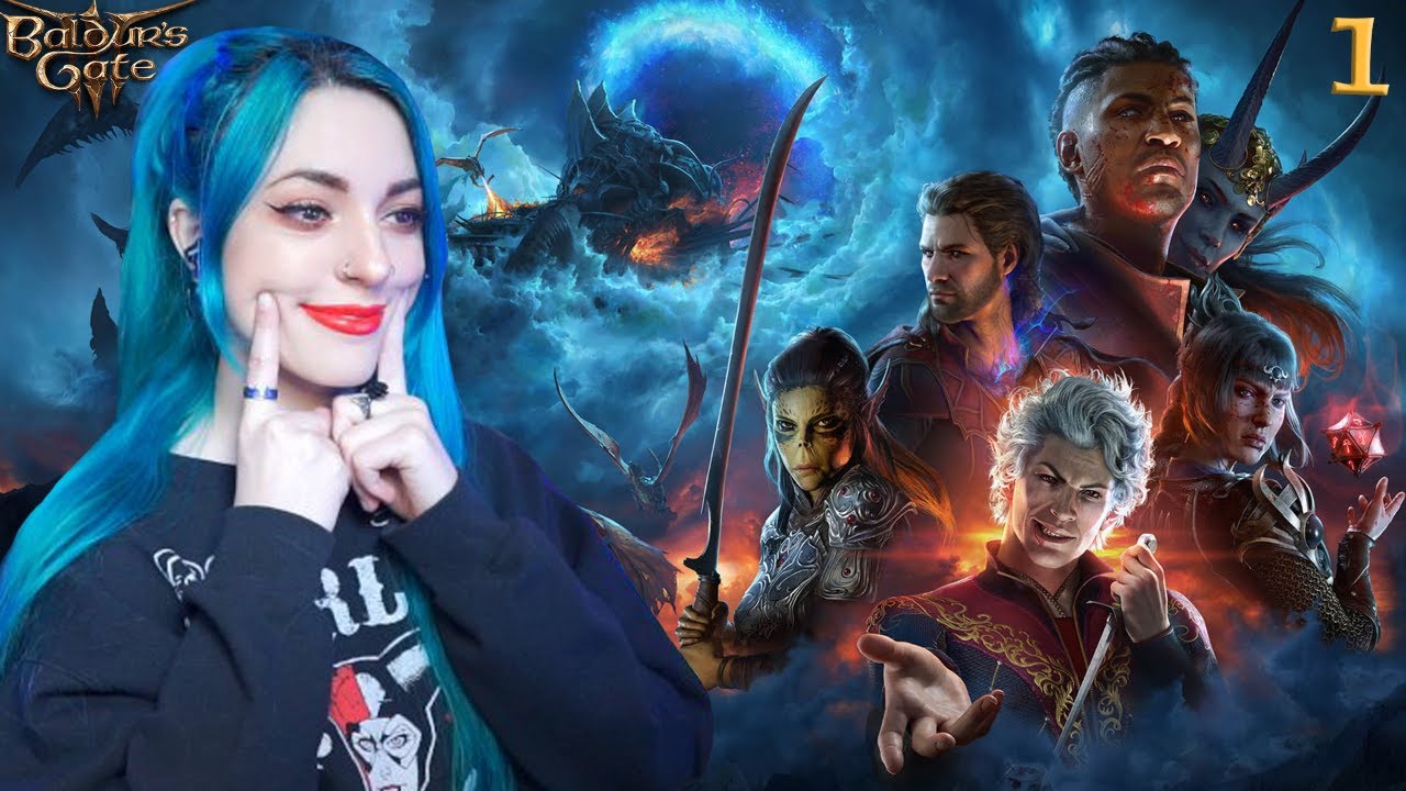 First Baldur's Gate Game! | Baldur's Gate 3 Part 1 | Half Drow Warlock