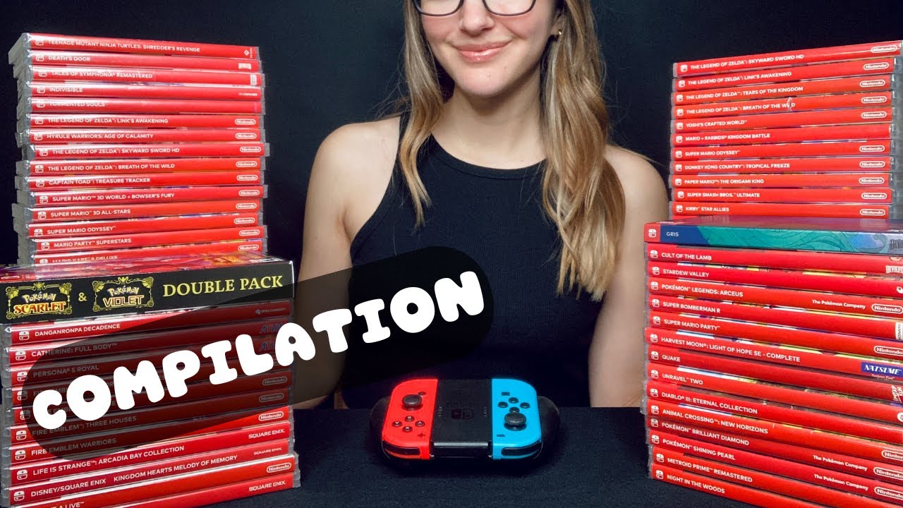 ASMR Video Game Store Compilation ⭐ Soft Spoken for SLEEP