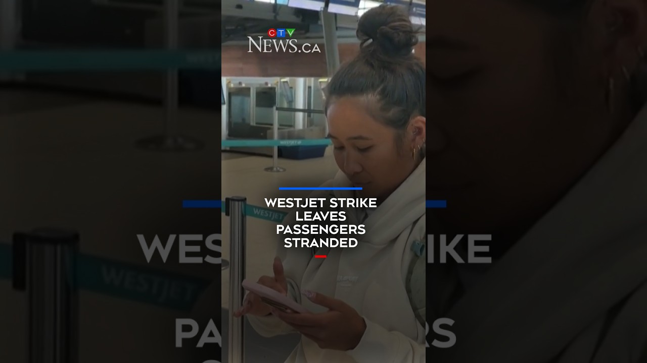 Забастовка WestJet оставила пассажиров в аэропорту