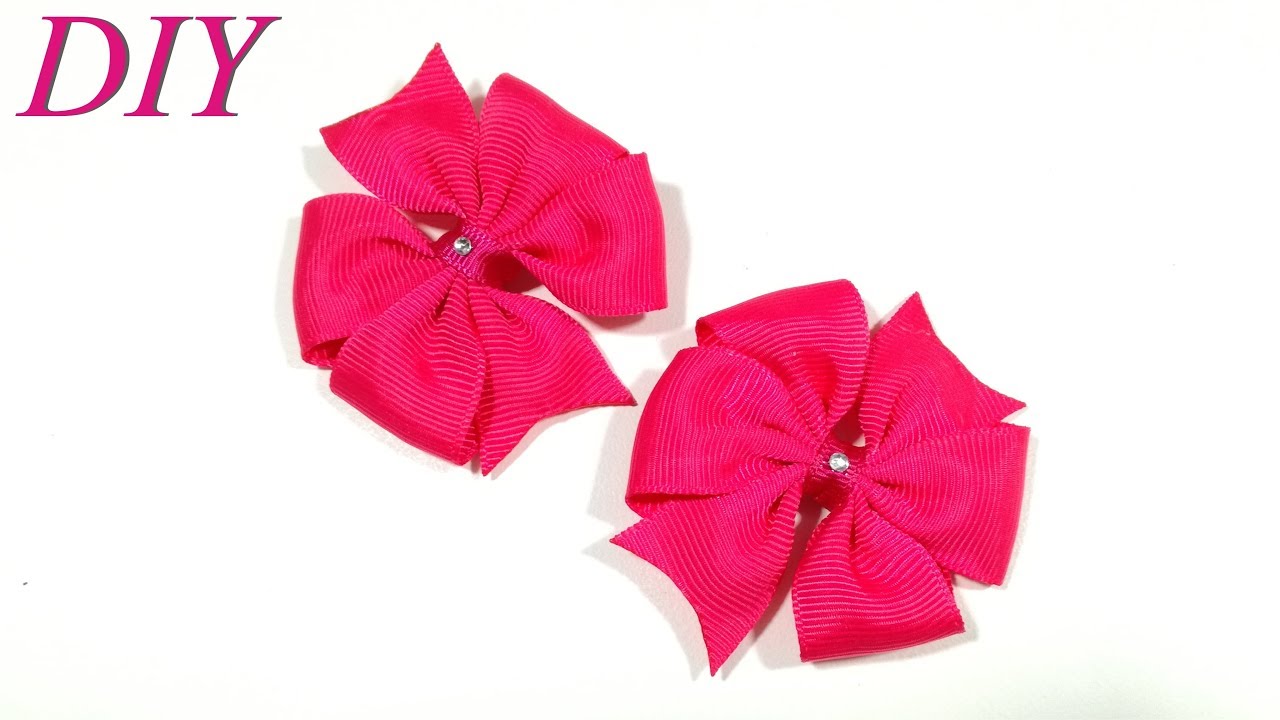 How To Make Hair Bows 🎀 DIY #192 Grosgrain Ribbon Mini Bows Tutorial