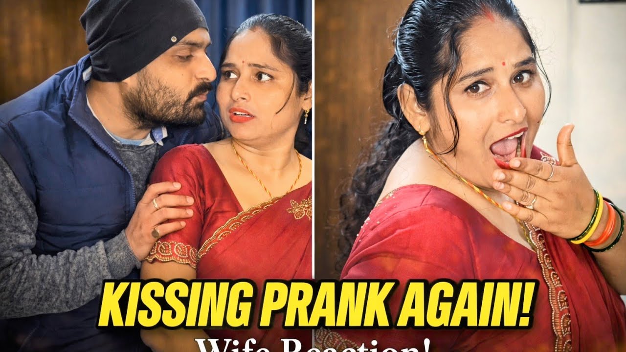 Kissing Prank on Wife Again ❤️ Unexpected Reaction | Priyanka Durgesh Vlog