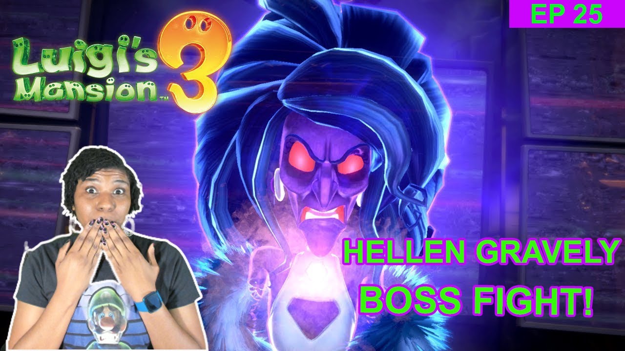 Hellen Gravely Boss Fight! Luigi's Mansion 3 Gameplay Episode 25