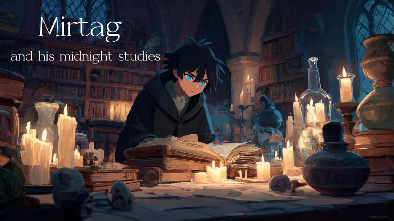 Fantasy Music for Reading, Studying & Dreaming - Mirtag and his midnight studies