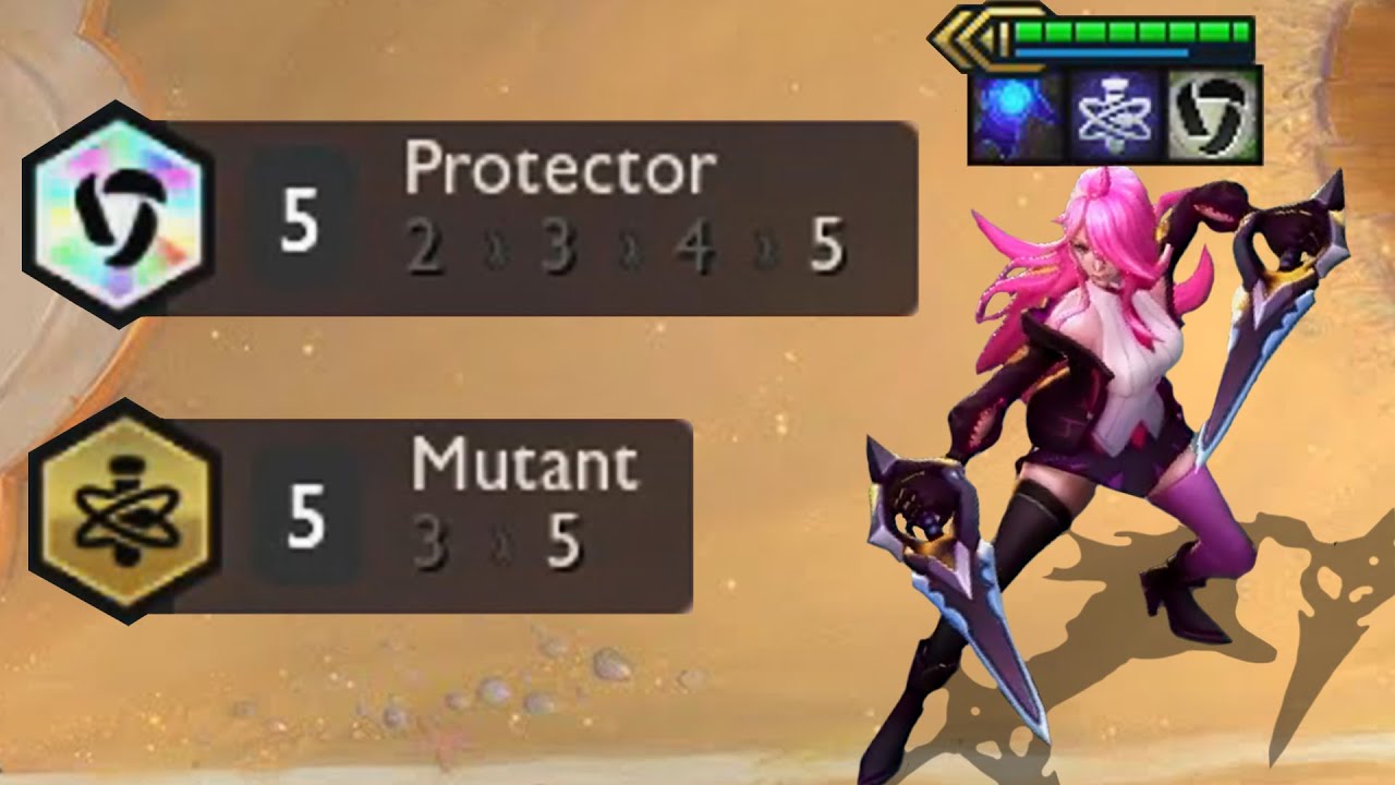 3 Star Katarina but 5 Protector 5 Mutant ⭐⭐⭐ TFT Set 6