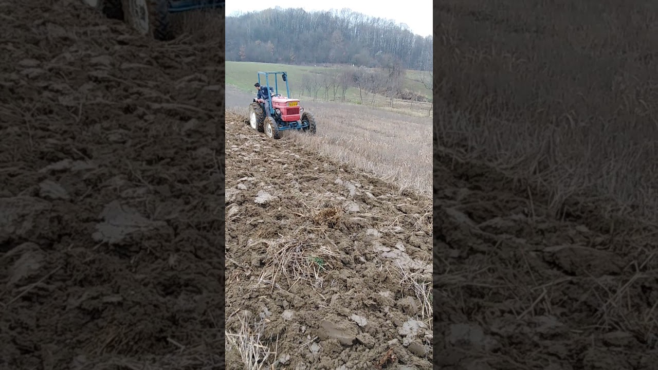 La arat cu Fiat 445 Dt 4×4