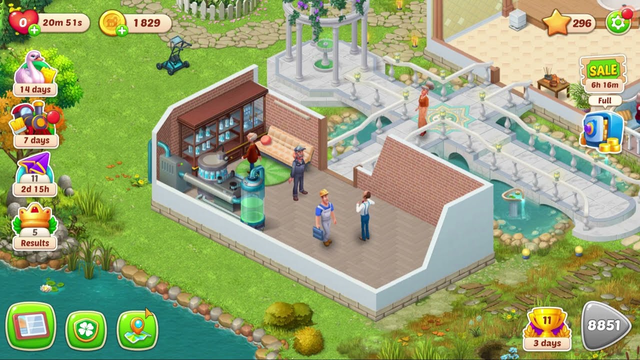 Homescapes - Mineral Spring Day 4 - Part 133 🏡 Gameplay Walkthrough (Android, iOS) Playrix