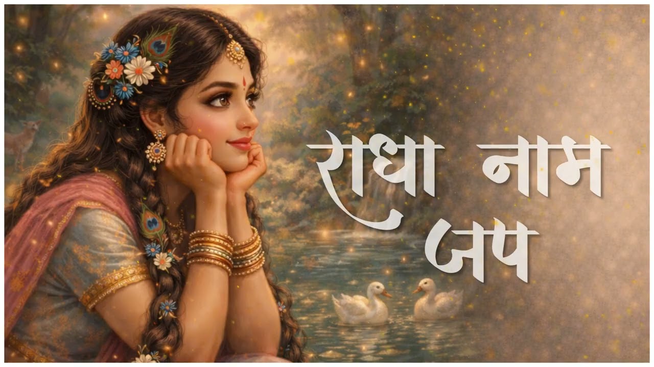 Radha Naam Jap | मन को शांति देने वाला भक्ति जाप | Radha Naam Dhara