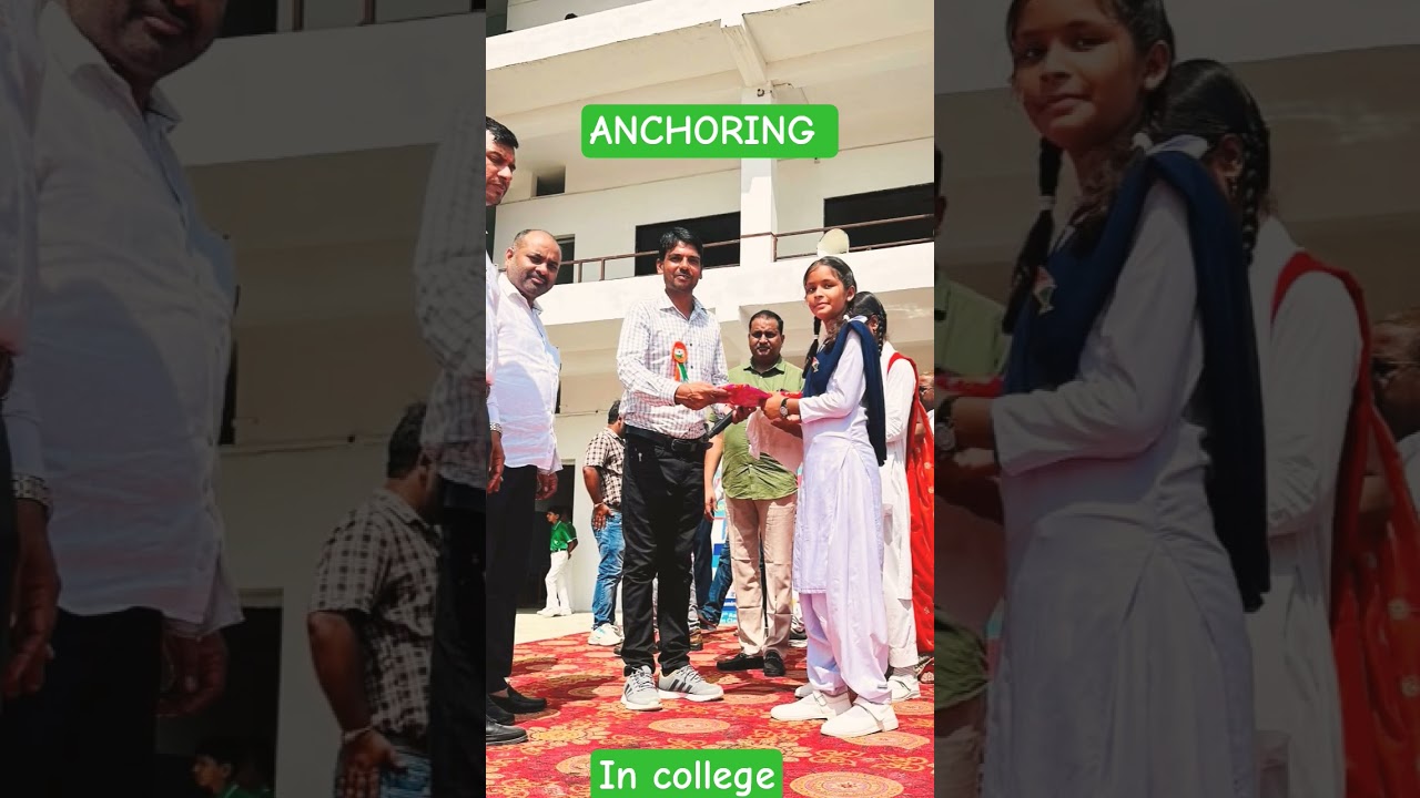 Anchoring in S. S. B. Inter College utraula Balrampur up#motivational #song
