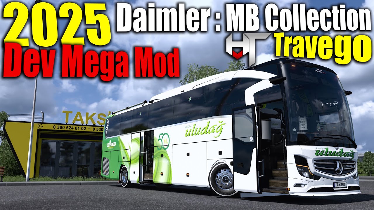 2025 Daimler: MB Collection Travego !! Dev Mega Mod İlk Oynanış | Ets 2 Hvt Turkey Map 1.56 !!