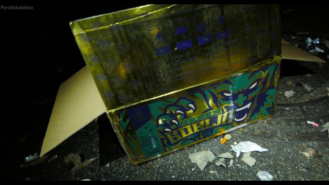 Iskra Line - Green Goblin 2023 Batch, Feuerwerk Batterie Verbund 25-30mm 1,7kg NEM Silvester SFC22