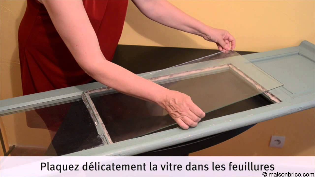 Remplacer une vitre sur une porte-fenêtre