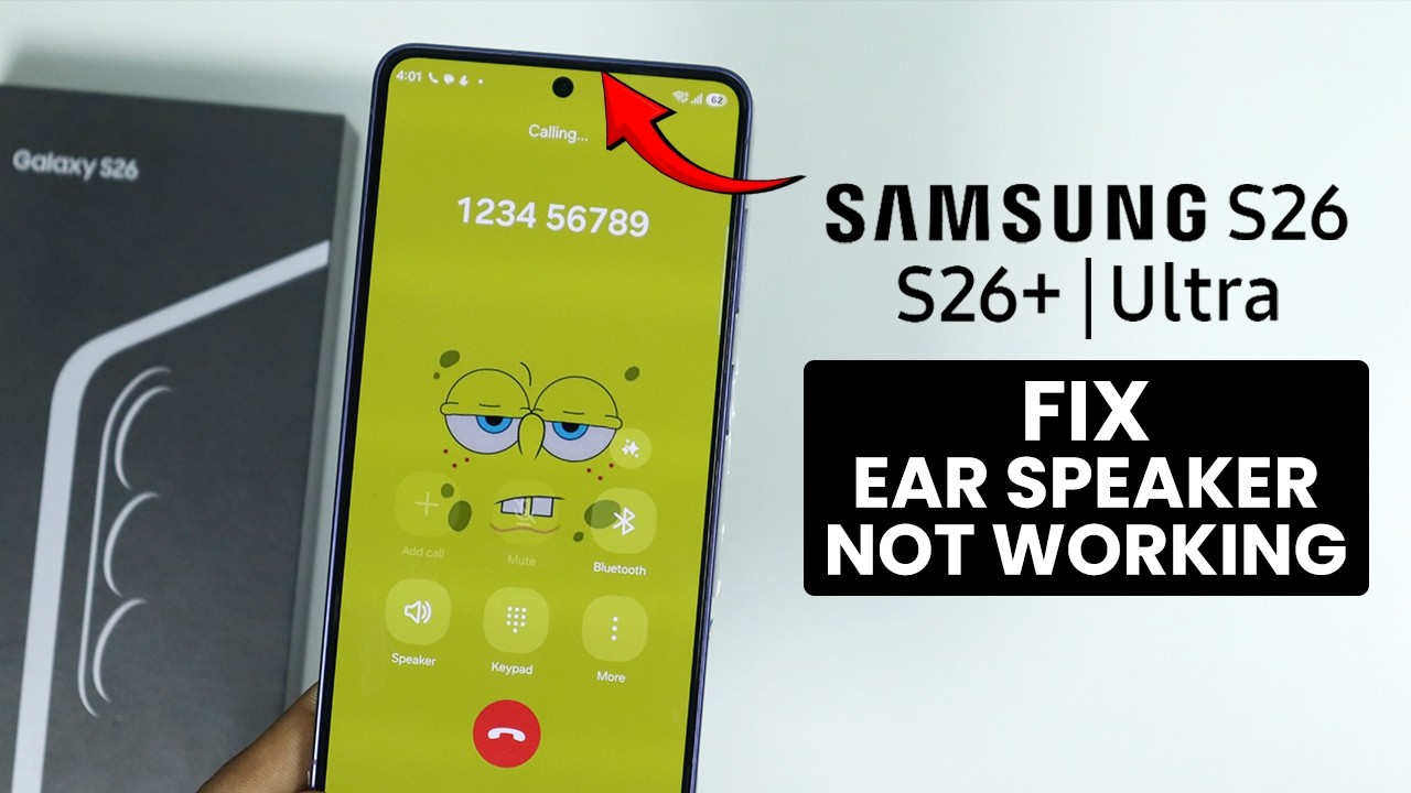 Samsung Galaxy S26 / S26 Ultra: Głośnik rozm&oacute;w nie działa &ndash; oto rozwiązanie!
