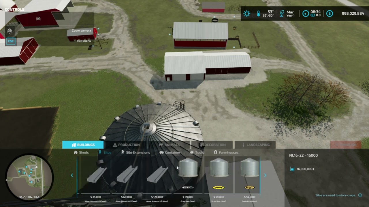 making and farm on alma Missouri fs 22