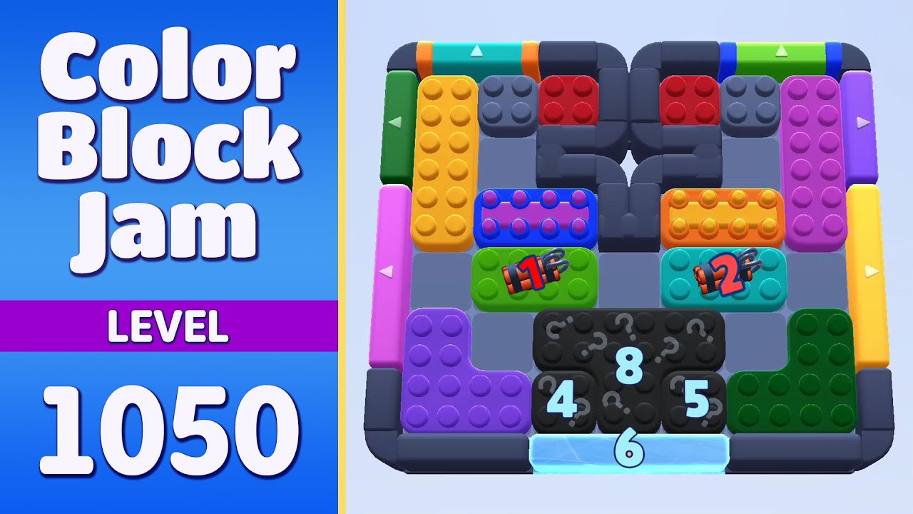 Color Block Jam Уровень 1050 (1051) | Все головоломки решены! 🎯