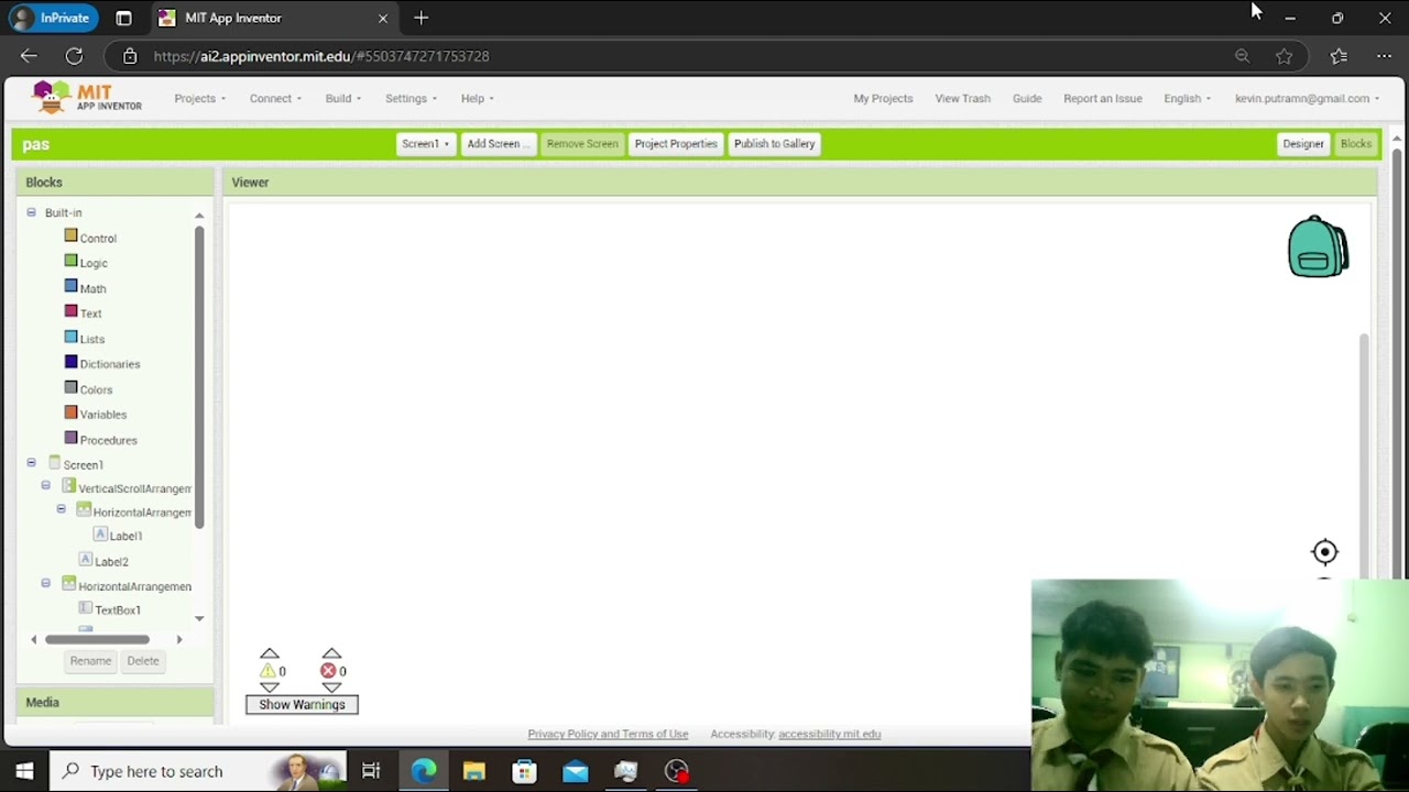 Pembuatan ChatBot dengan MIT App Inventor