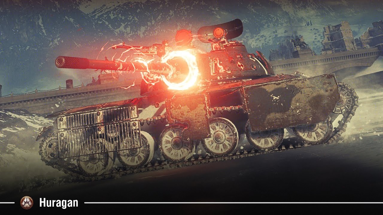 «Стальной охотник:Битва за трилистник».СТ Польши Huragan.Барабан+хитрая абилка.ТОП 2.13000+DMG.