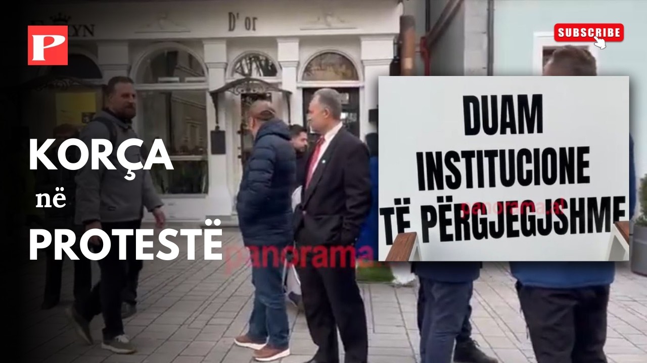 Bllokimi i aksit Librazhd-Prrenjas, qytetarët e Korçës mblidhen në protestë