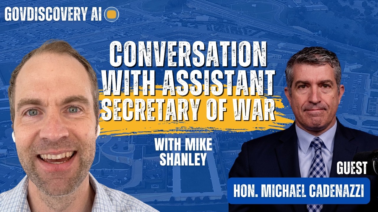 Ep. 74: Michael Cadenazzi, Assistant Secretary of War for Industrial Base Policy