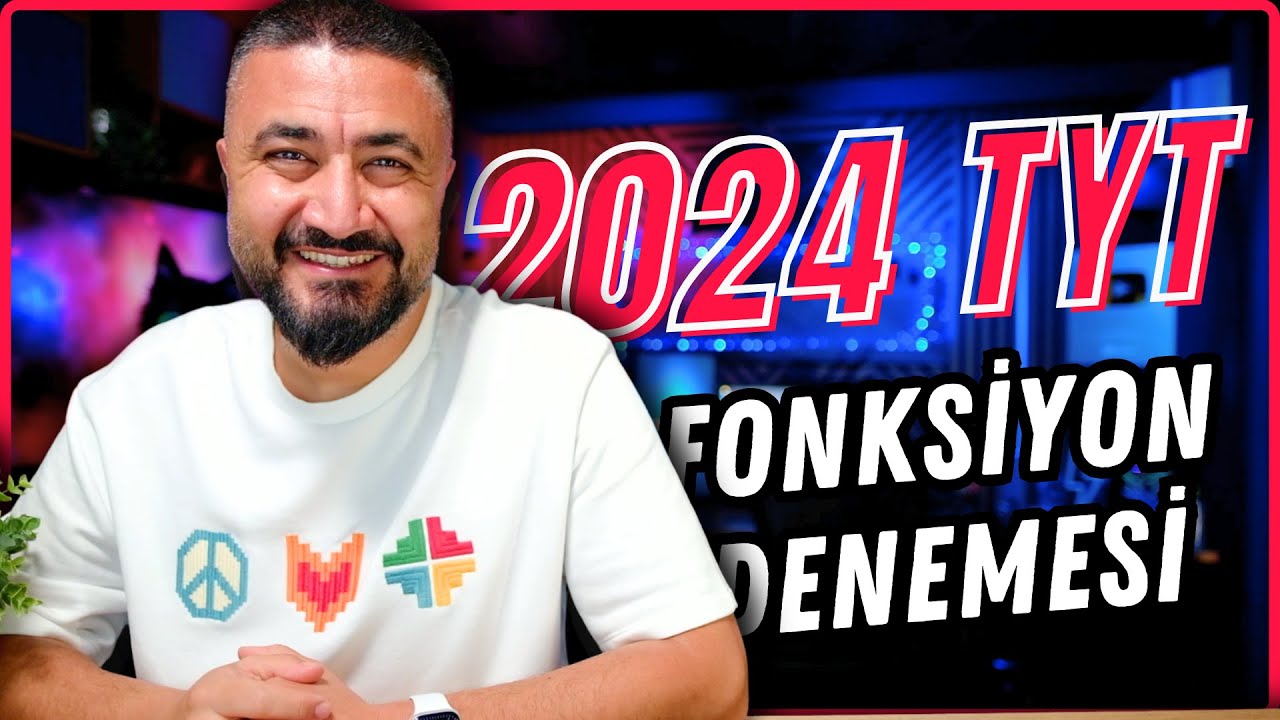 2024 TYT AYT Matematik Fonksiyon Denemesi | 4 soru