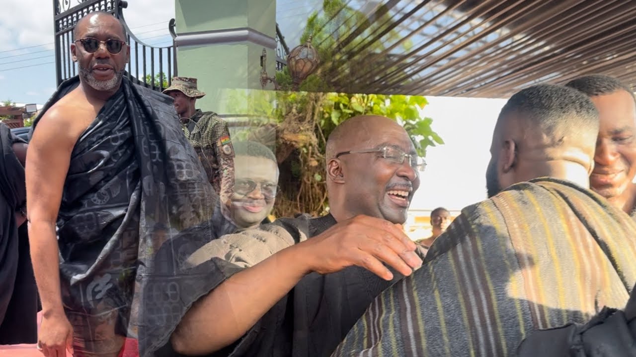 Watch the Moment Okatakyire met Dr Bawumia and Chairman wontumi at Mamponghene funeral with NAPO