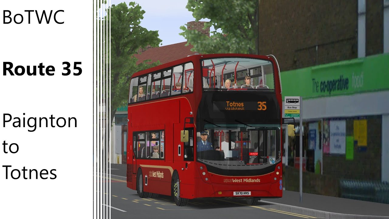 OMSI 2 || BoTWC / Route 35 / Paignton to Totnes || ADL Enviro 400MMC E40D 10.3M